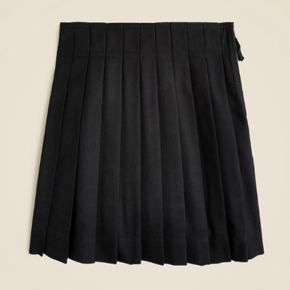 Crewcuts Black Twill Pleated Skirt Uniform Size 5